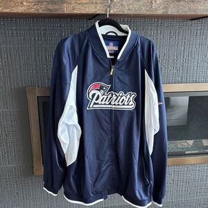 New England Patriots Navy and White Men's Jacket